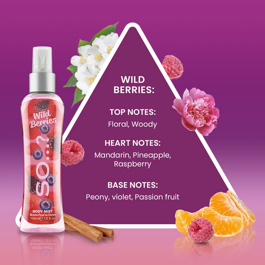 Brume parfumée corps SO…? Wild Berries